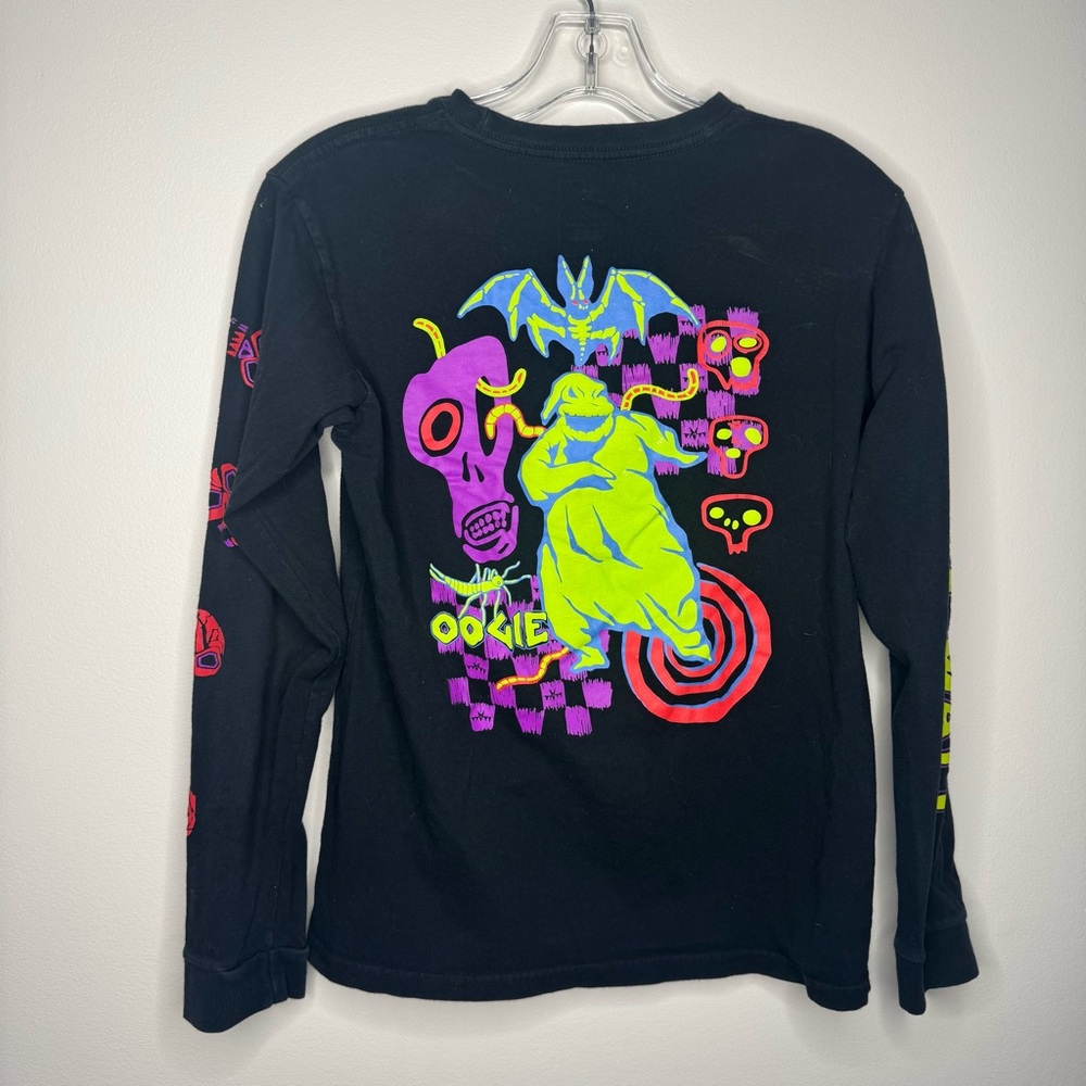 Vans Nightmare Before Christmas Oogie Boogie Glow Long Sleeve Tshirt Boys M - Picture 5 of 6